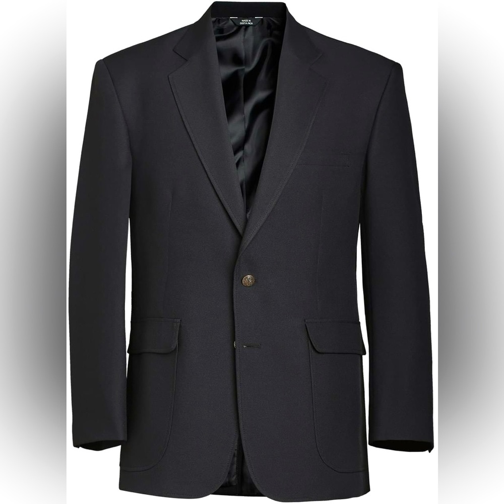 NWT Edwards Traditional Blazer Men’s Black Sz. 42